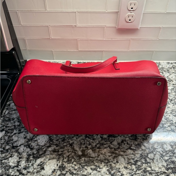 Kate Spade New York Cedar Street Harmony Tote Tomato Red - Picture 5 of 7